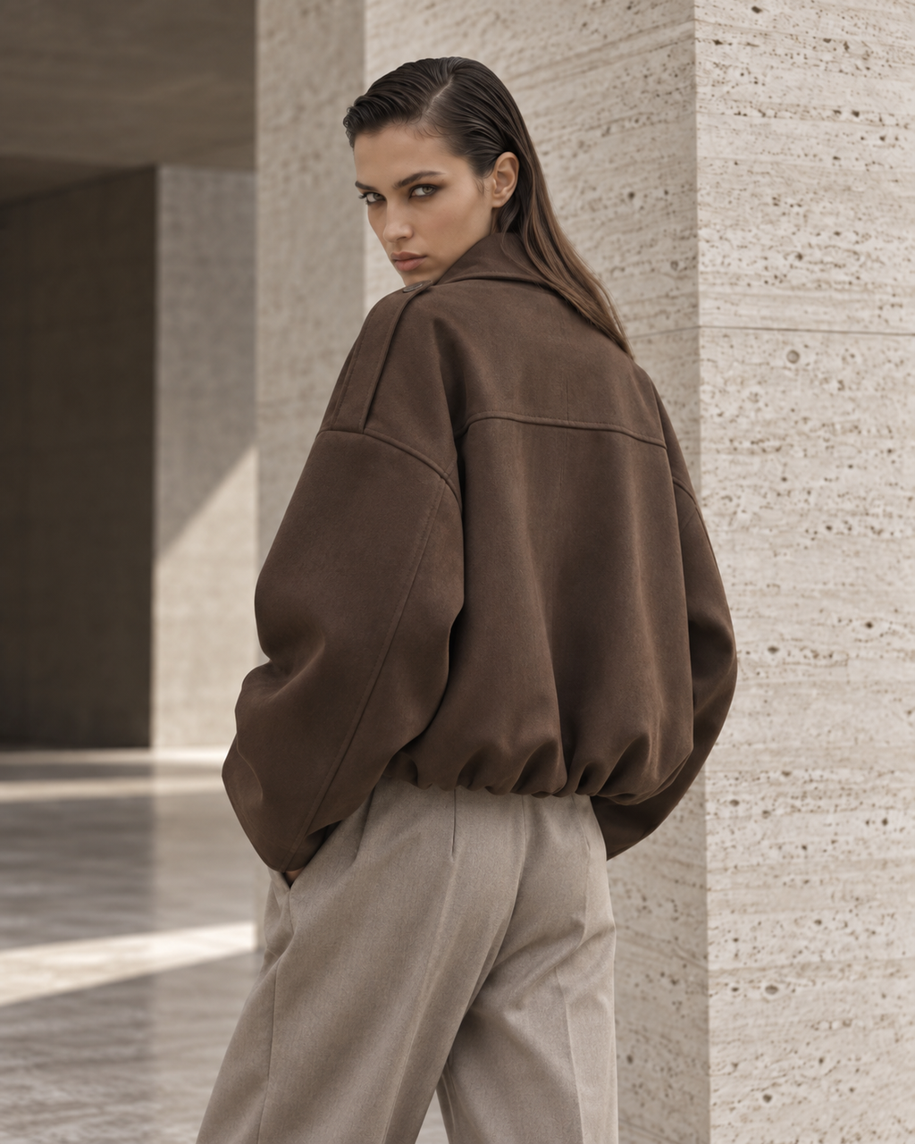 The Silenit Luxe Relaxed Utility Jacket
