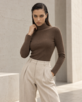 The Silenit Luxe Fleece-Lined Long-Sleeve Top