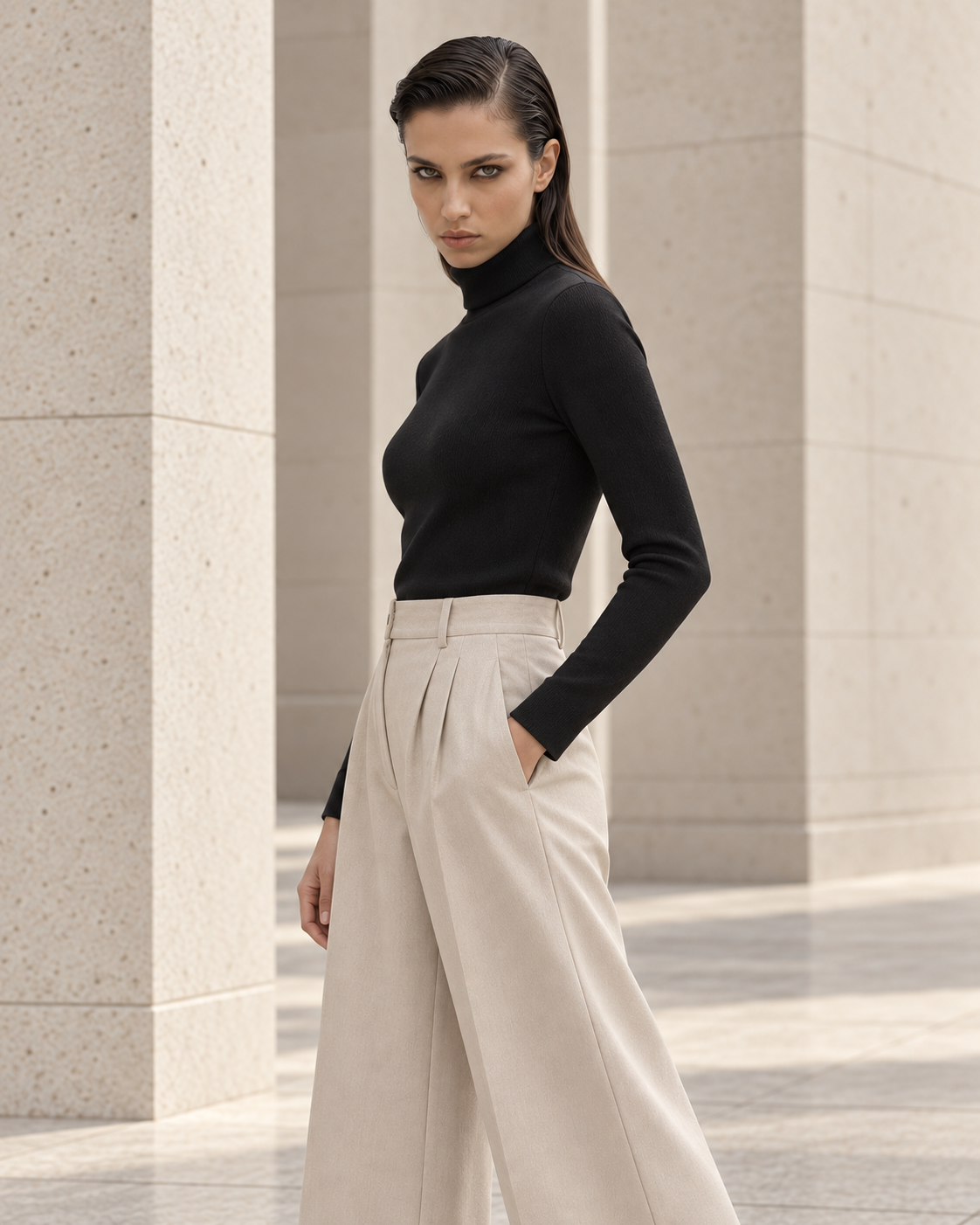 The Silenit Luxe Fleece-Lined Long-Sleeve Top