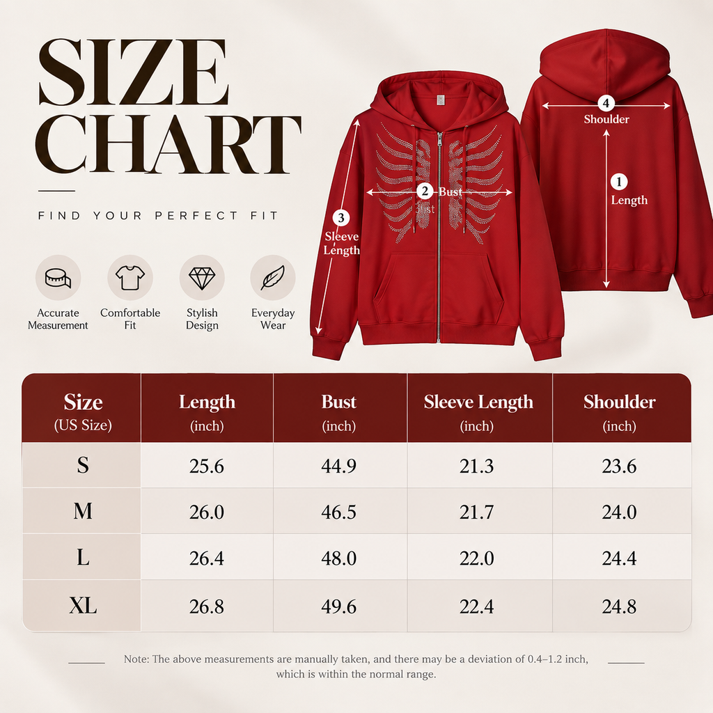 The Silenit Luxe Embellished Zip Hoodie
